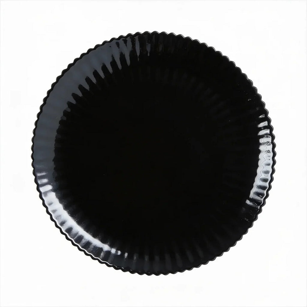 Bloom - 6 platos llanos - Negro - 25 cm - Luminarc