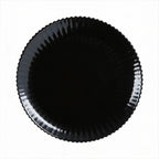Bloom - 6 platos llanos - Negro - 25 cm - Luminarc