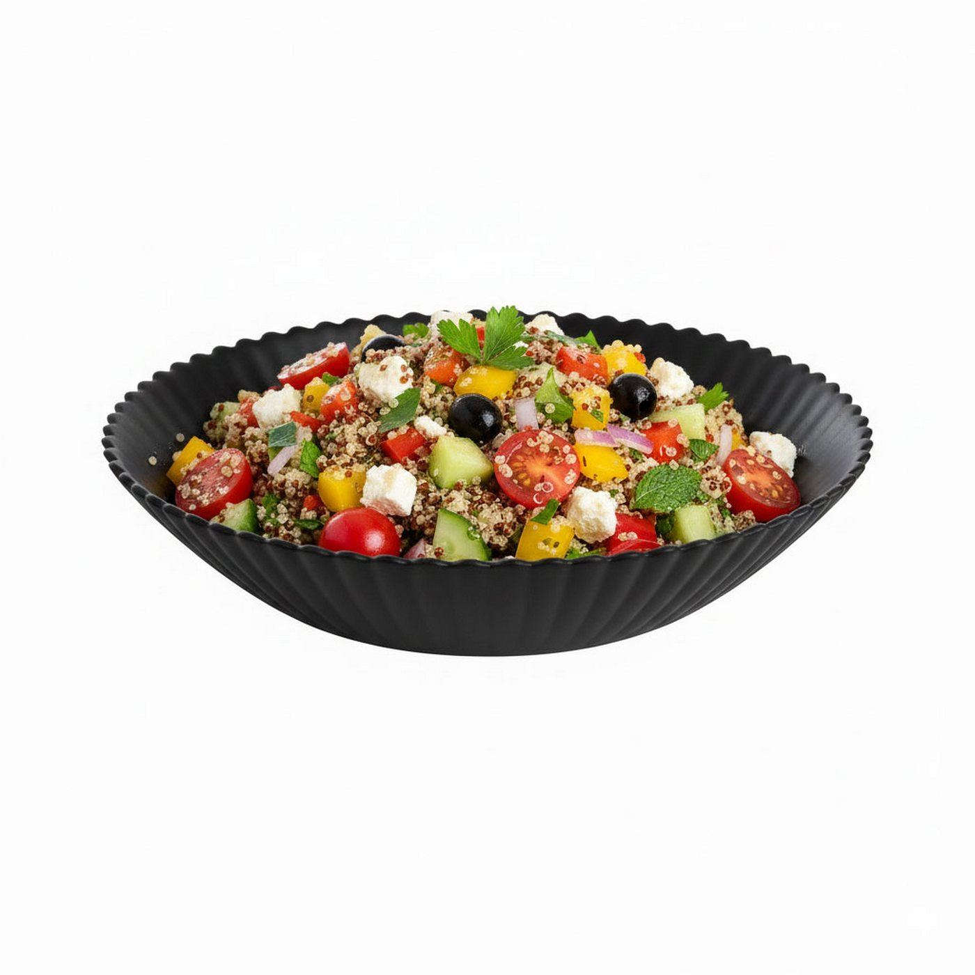Bloom - 6 Assiettes Creuses - Noir - 20Cm - Luminarc