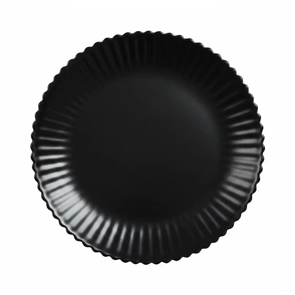 Bloom - 6 Assiettes À Dessert - Noir - 19Cm - Luminarc