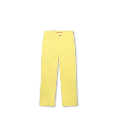 Pantalon 5 Poches - Jaune Tendre - Fille