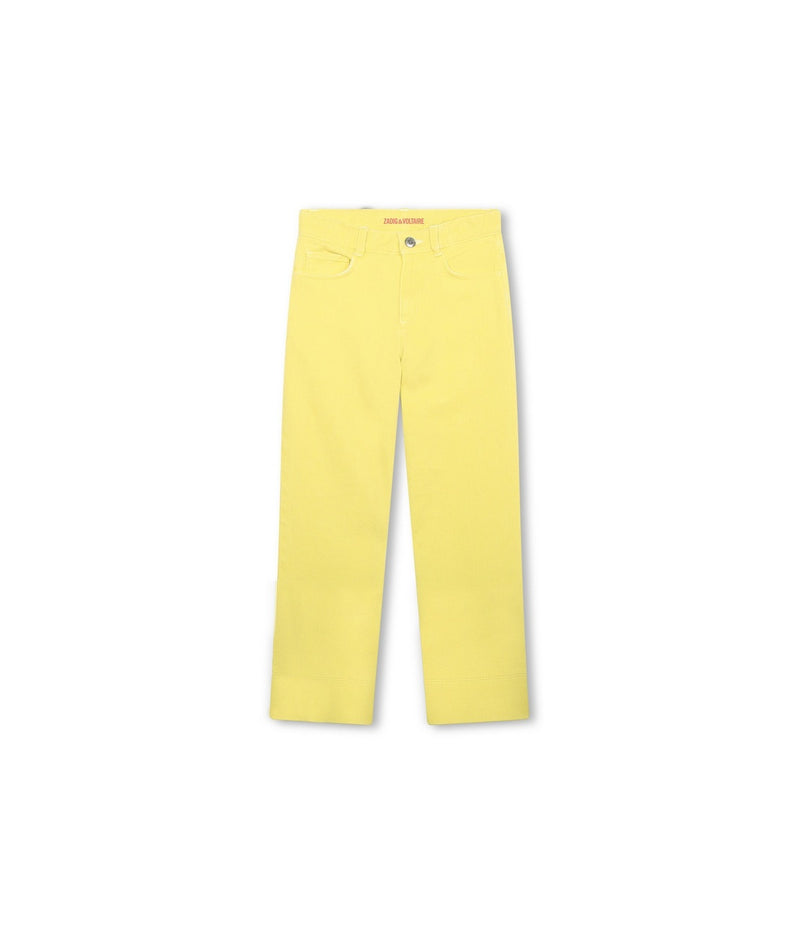 Pantalon 5 Poches - Jaune Tendre - Fille