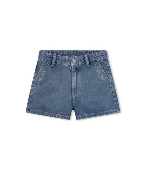 Denim Shorts - Denim Blue - Girl