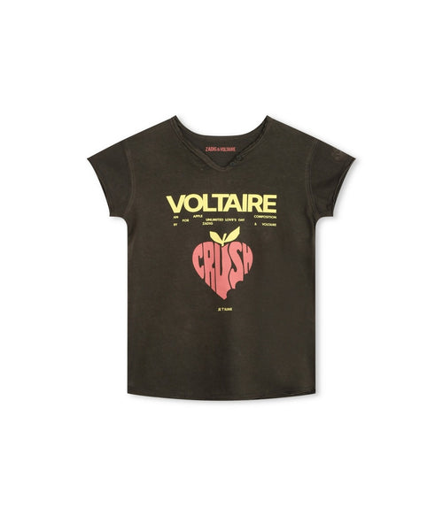 T-Shirt Manches Courtes - Dark Khaki - Fille