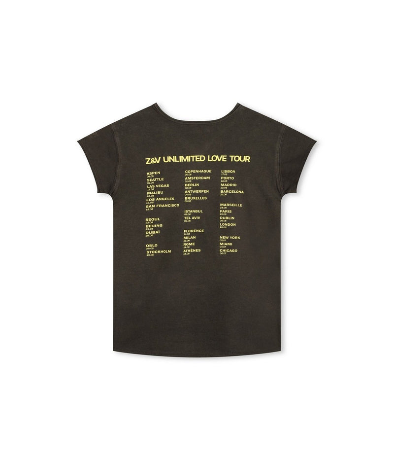 T-Shirt Manches Courtes - Dark Khaki - Fille