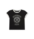 T-Shirt Manches Courtes - B Black - Fille