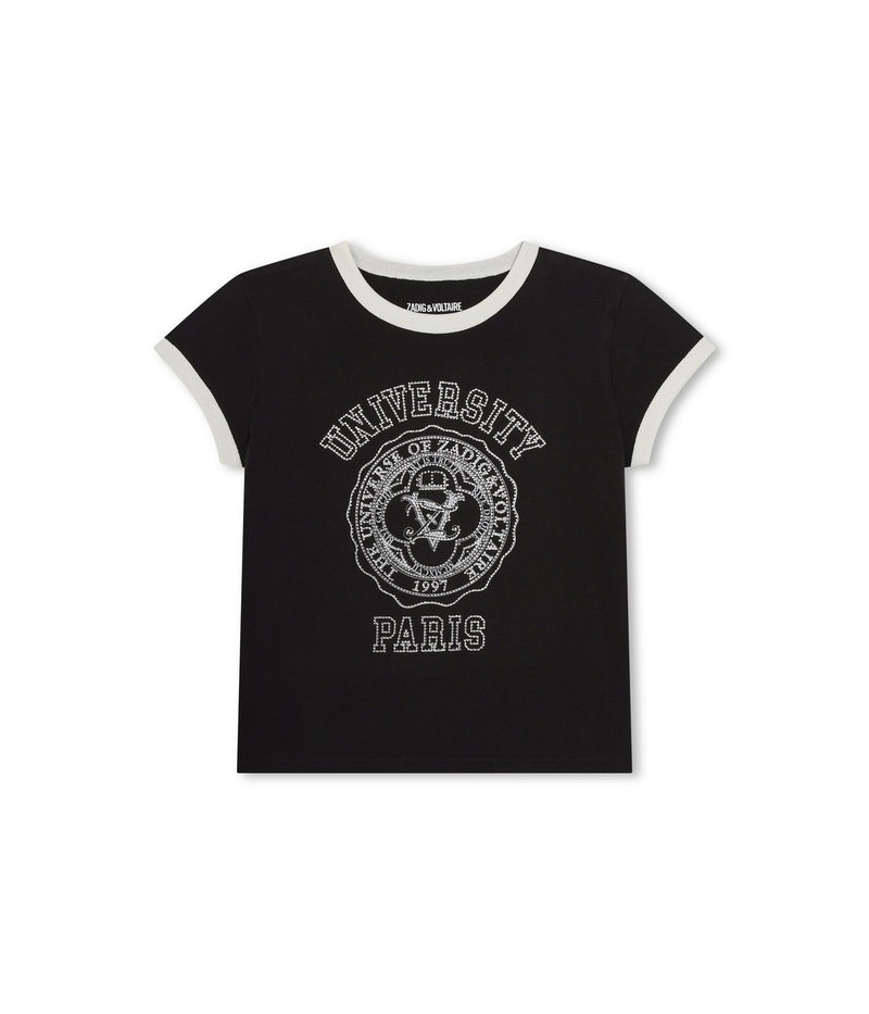 T-Shirt Manches Courtes - B Black - Fille