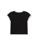 T-Shirt Manches Courtes - B Black - Fille