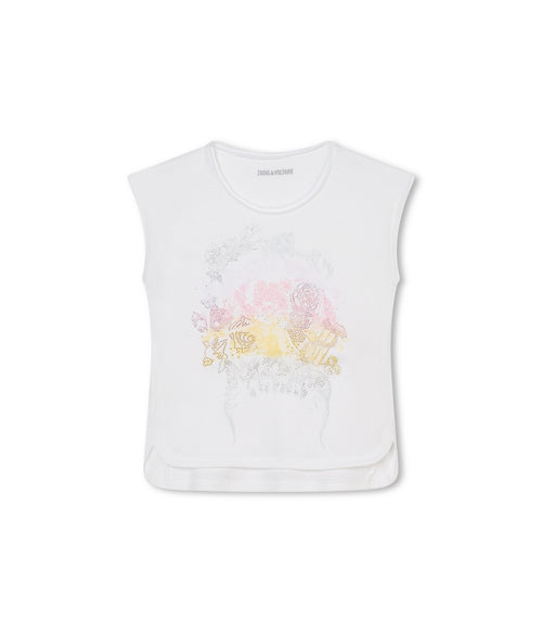 T-Shirt - P Blanc - Fille