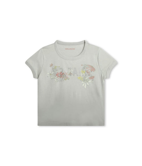 T-Shirt Manches Courtes - Brouillard - Fille