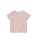 Short-Sleeve T-Shirt - Taupe Pink - Girl