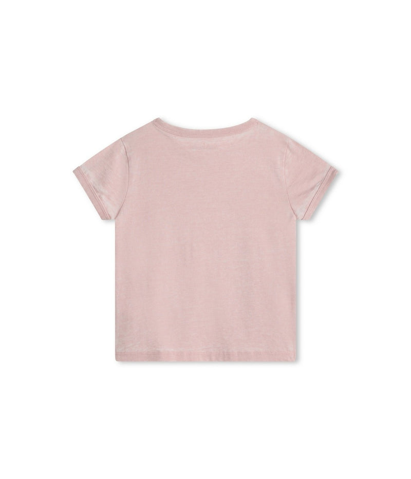 Short-Sleeve T-Shirt - Taupe Pink - Girl