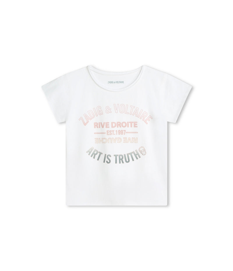 T-Shirt Manches Courtes - P Blanc - Fille