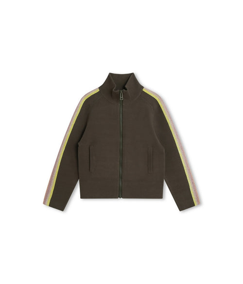 Cardigan Tricot - Dark Khaki - Fille