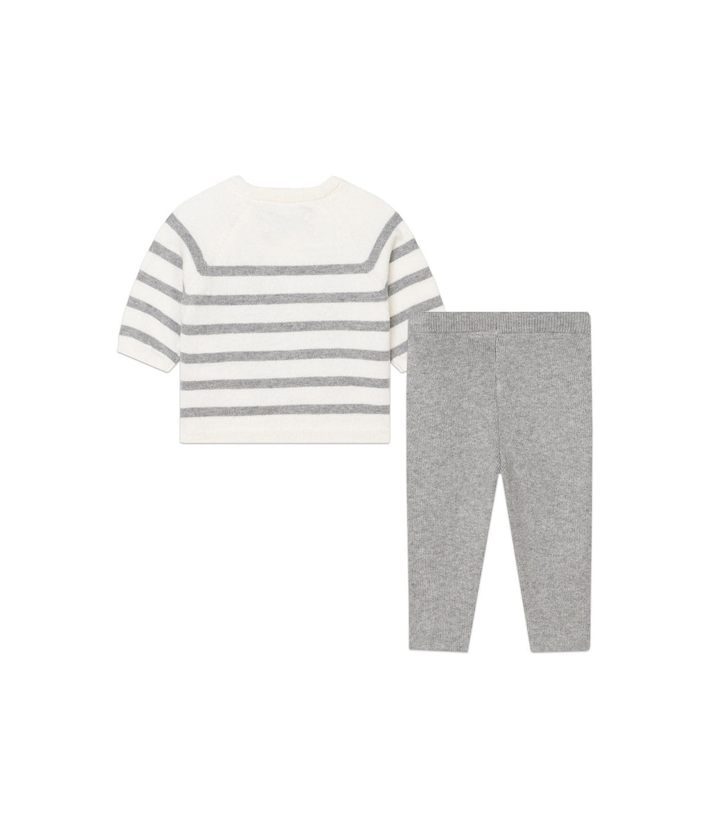 Ensemble Pull & Pantalon - Creme - Bébé Mixte
