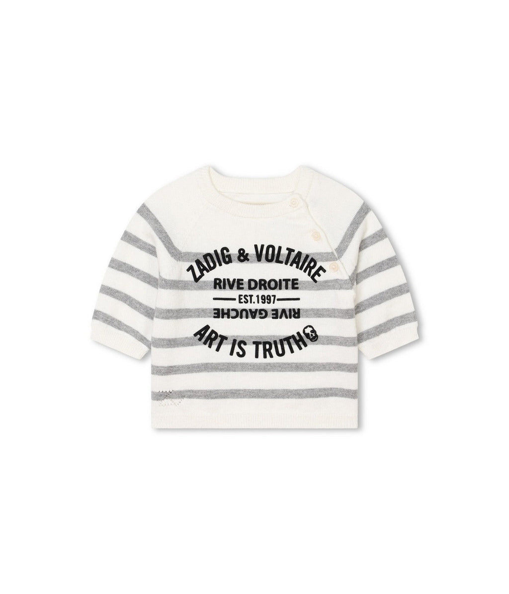 Ensemble Pull & Pantalon - Creme - Bébé Mixte