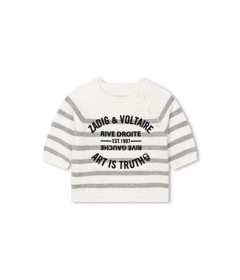 Ensemble Pull & Pantalon - Creme - Bébé Mixte
