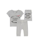 Ensemble T-Shirt+Calecon - Brouillard - Bébé - Mixte