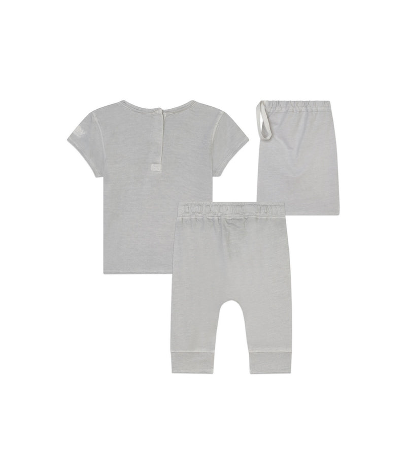 Ensemble T-Shirt+Calecon - Brouillard - Bébé - Mixte