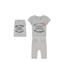 Ensemble T-Shirt+Calecon - Brouillard - Bébé - Mixte