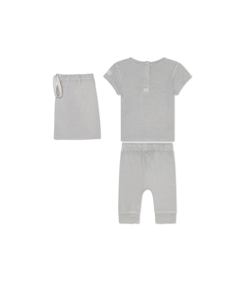 Ensemble T-Shirt+Calecon - Brouillard - Bébé - Mixte