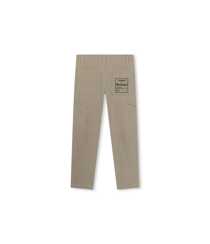 Pantalon - Chino Beige - Garçon