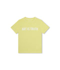 T-Shirt Manches Courtes - Jaune Tendre - Garçon