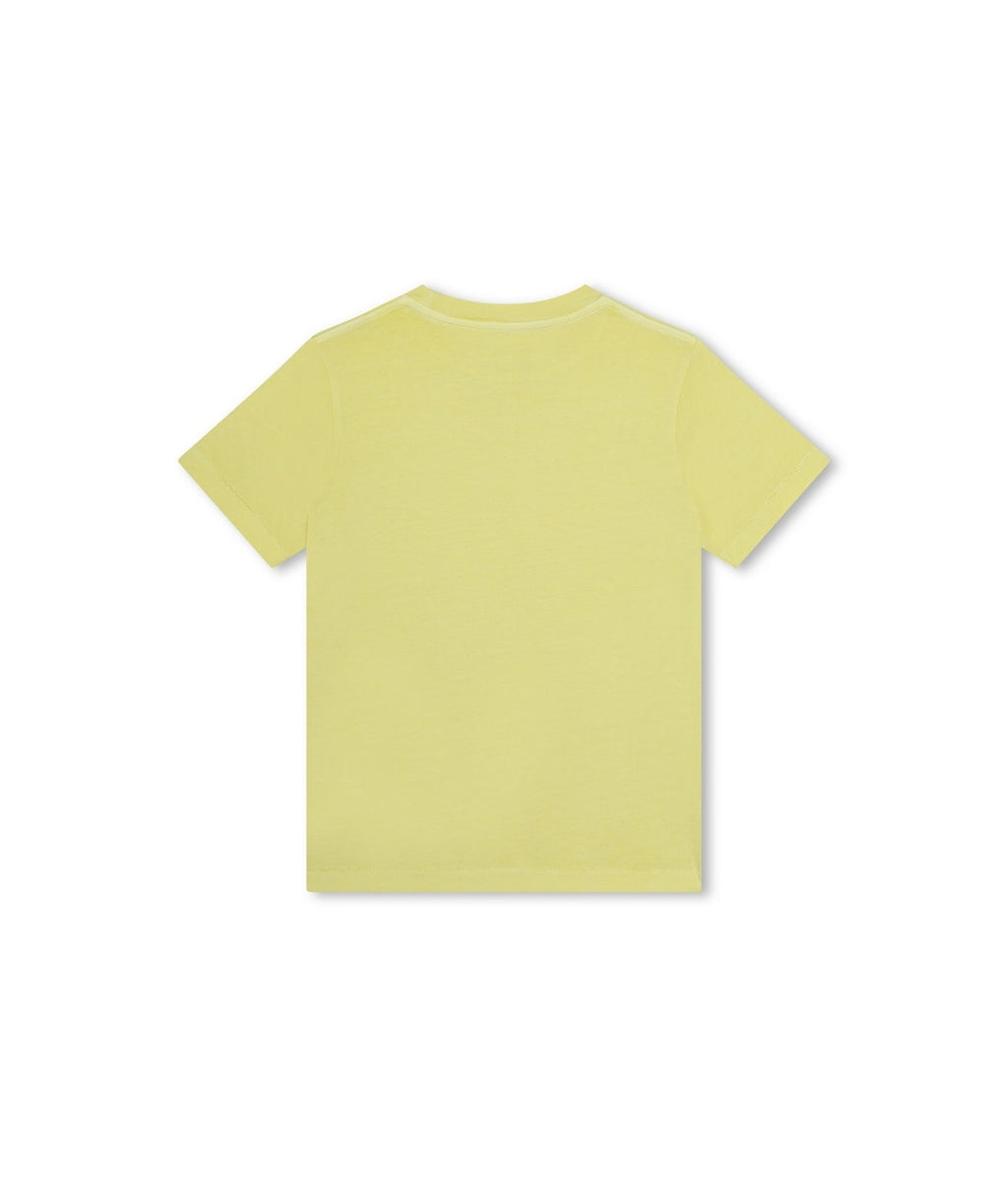 T-Shirt Manches Courtes - Jaune Tendre - Garçon