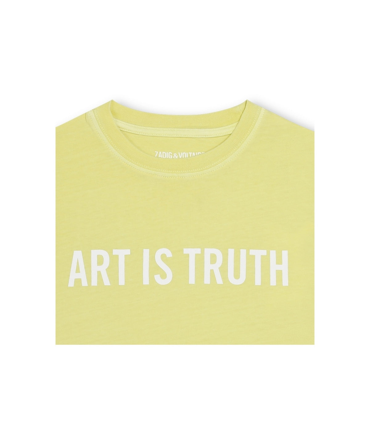 T-Shirt Manches Courtes - Jaune Tendre - Garçon