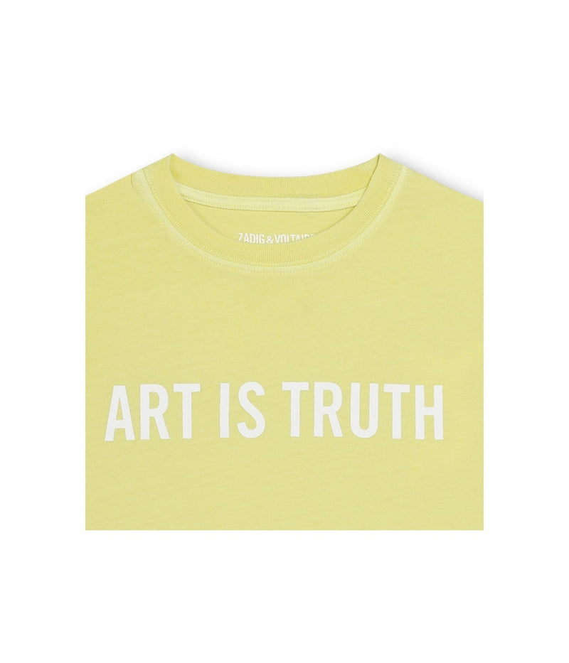 Camiseta de manga corta - Amarillo Suave - Niño
