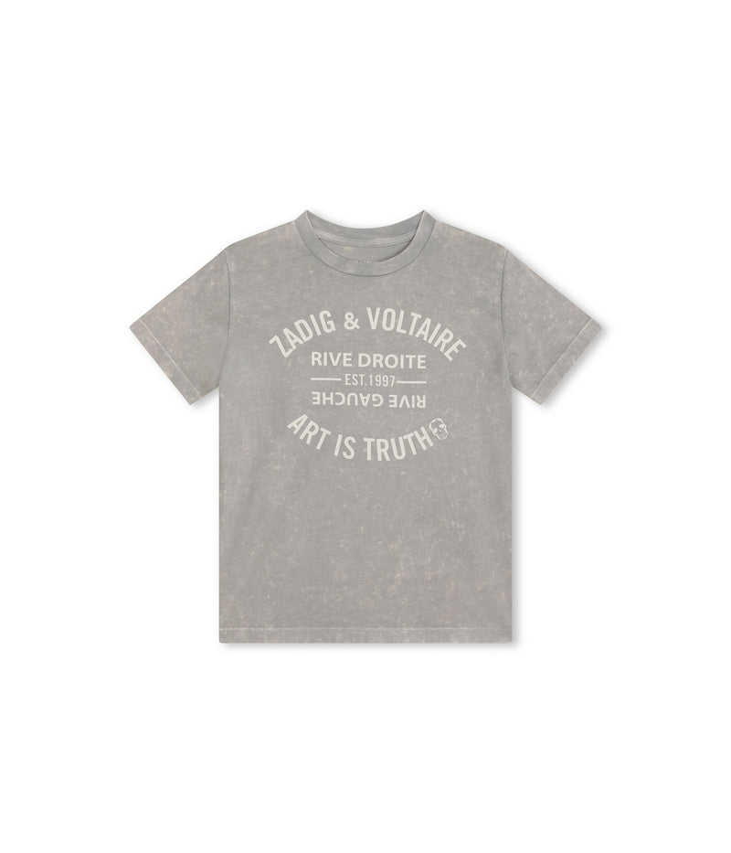 T-Shirt Manches Courtes - Brouillard - Garçon