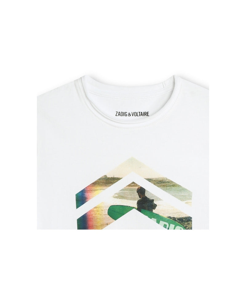 T-Shirt Manches Courtes - P Blanc - Garçon