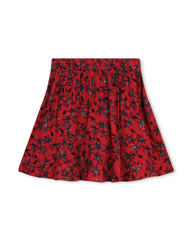 Ruffled Skirt - New Red - Girl