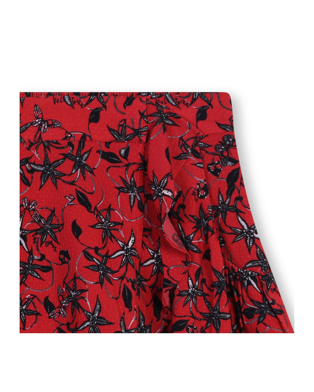 Zadig&Voltaire - Frill Skirt - E New Red - Kids - Girl