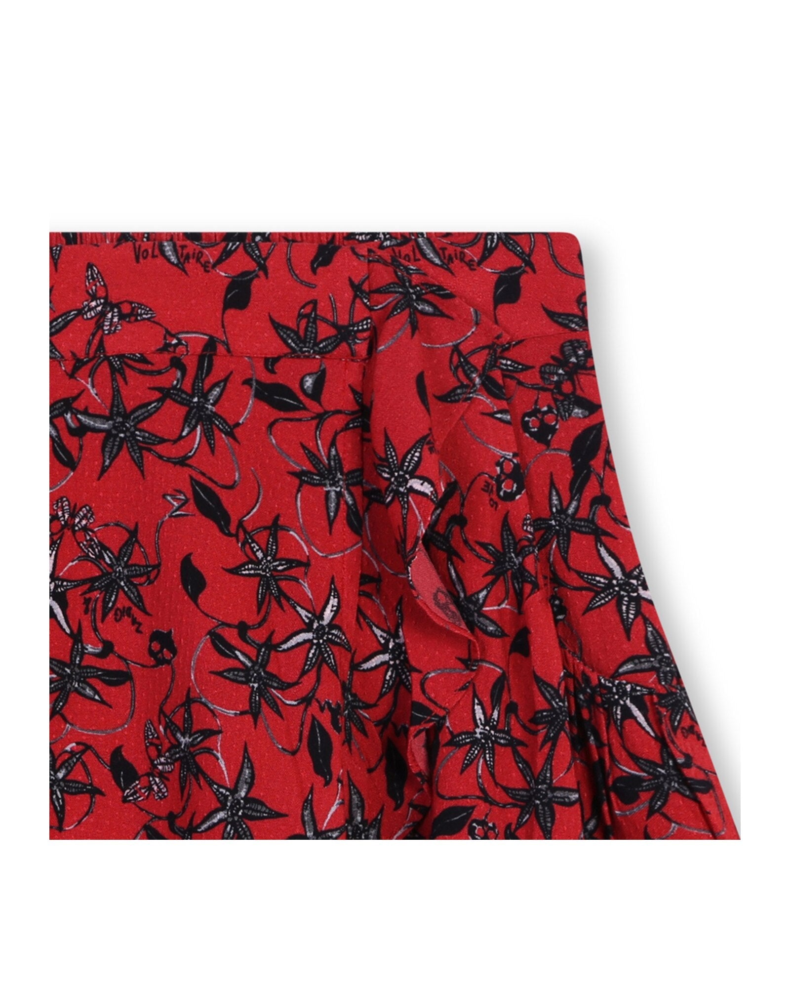Zadig&Voltaire - Frill Skirt - E New Red - Kids - Girl