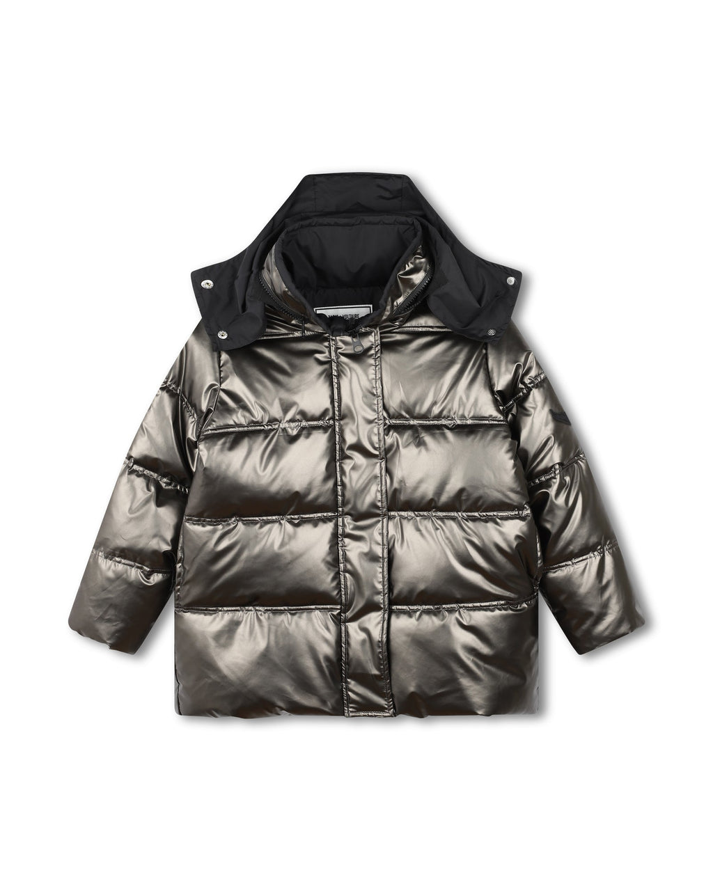 Zadig&Voltaire - Doudoune - Noir Dore - Enfant - Fille