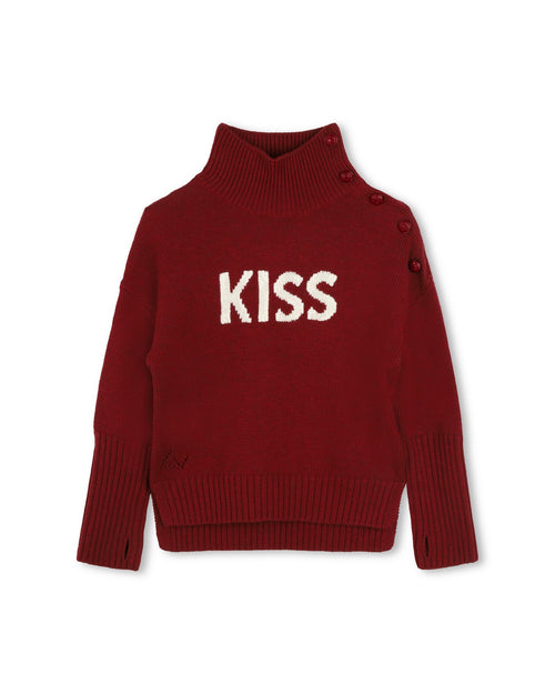 Turtleneck Sweater - Red China - Girl