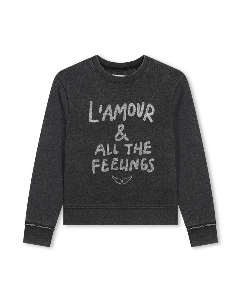 Sweatshirt - Black - Girl