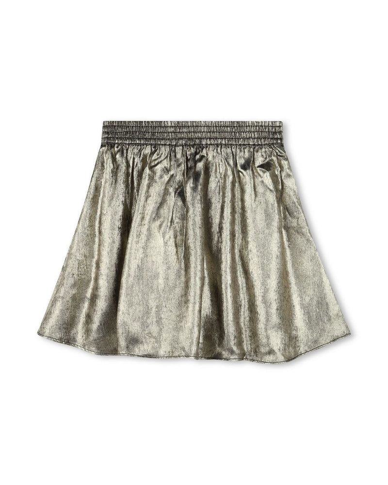 Jupe A Volants - Mnoir Dore - Fille