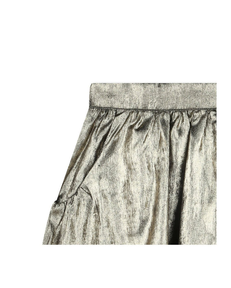 Jupe A Volants - Mnoir Dore - Fille