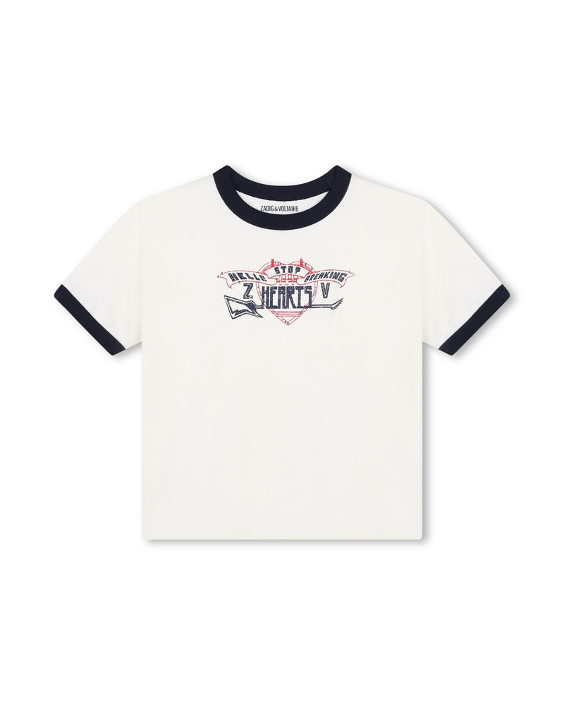 T-Shirt Manches Courtes - Hot Milk - Fille