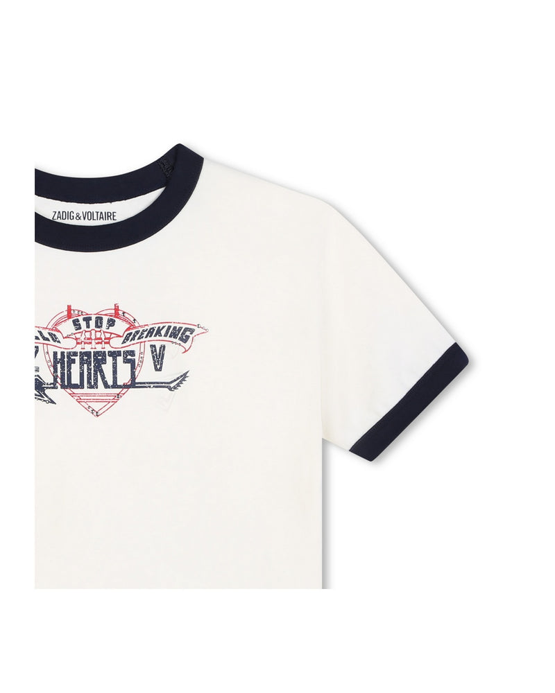 T-Shirt Manches Courtes - Hot Milk - Fille