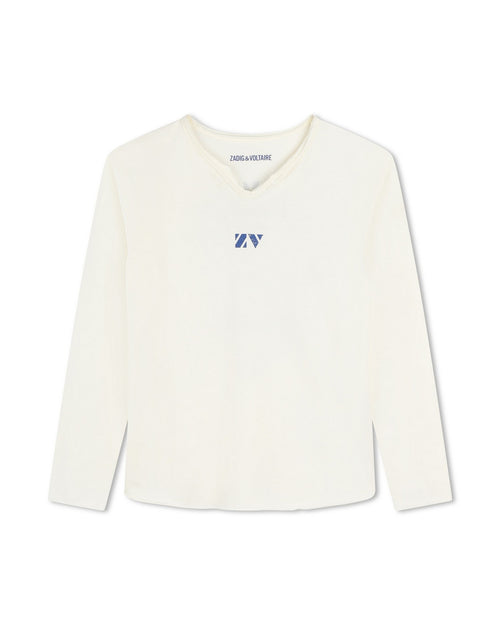 Long-Sleeved T-Shirt - Hot Milk - Girl