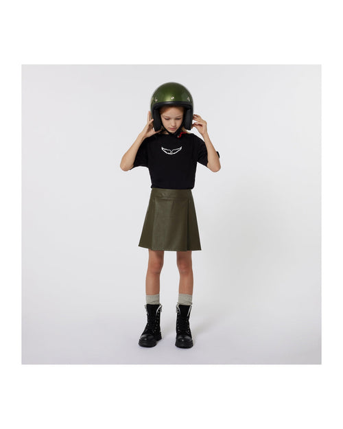 T-Shirt Manches Courtes - B Black - Fille