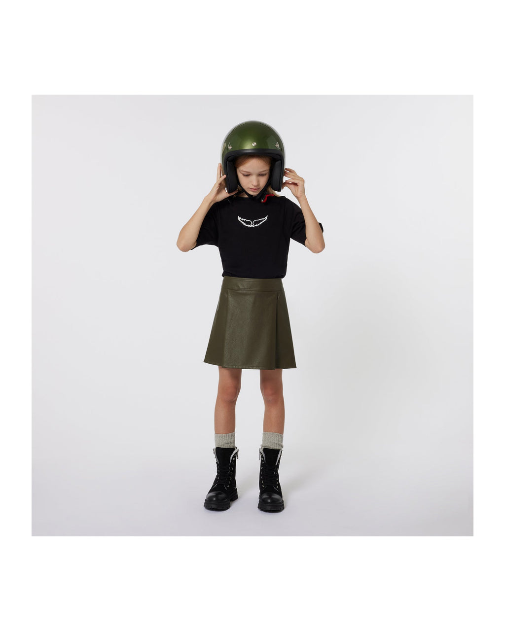 Zadig&Voltaire - Tee-Shirt Manches Courtes - Black - Enfant - Fille