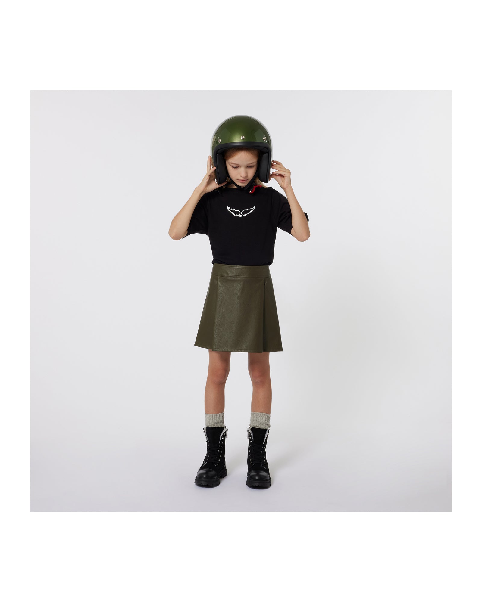 Zadig&Voltaire - Tee-Shirt Manches Courtes - Black - Enfant - Fille