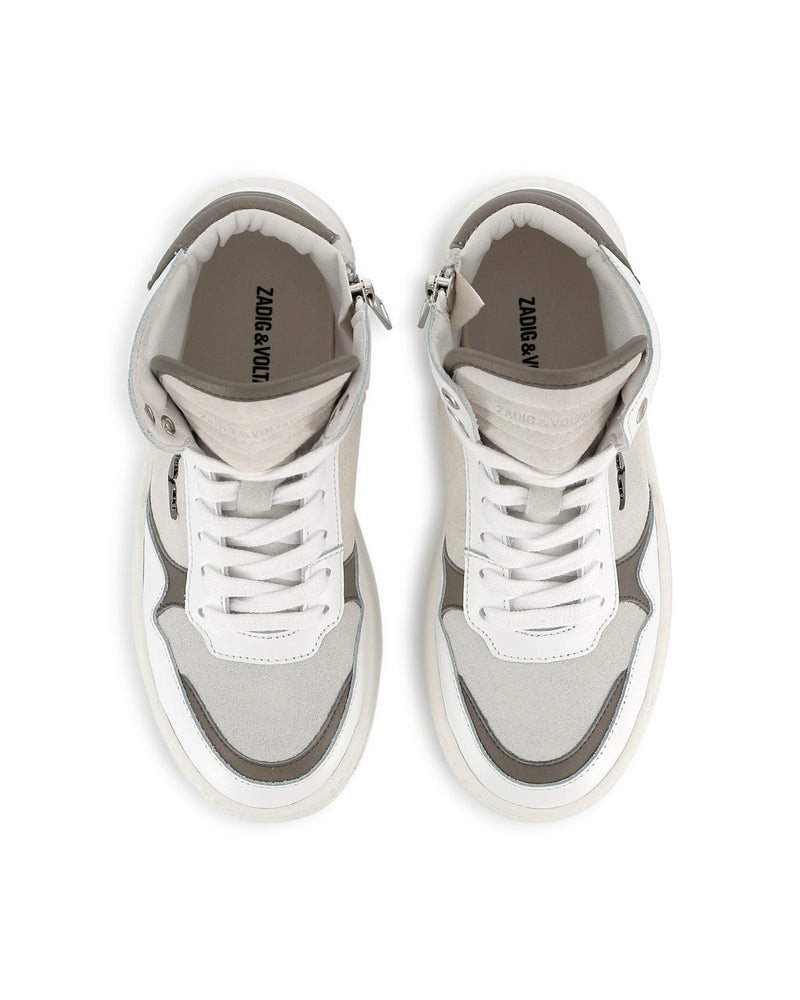 Baskets - Nblanc Gris - Mixte