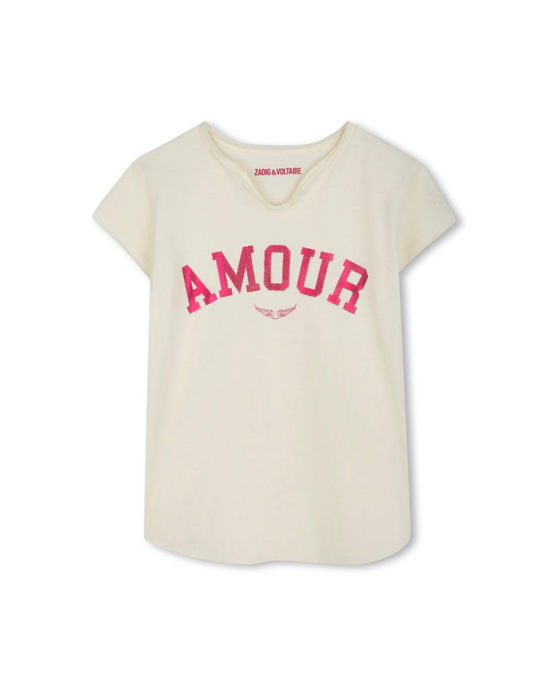 T-Shirt Manches Courtes - Milk - Fille