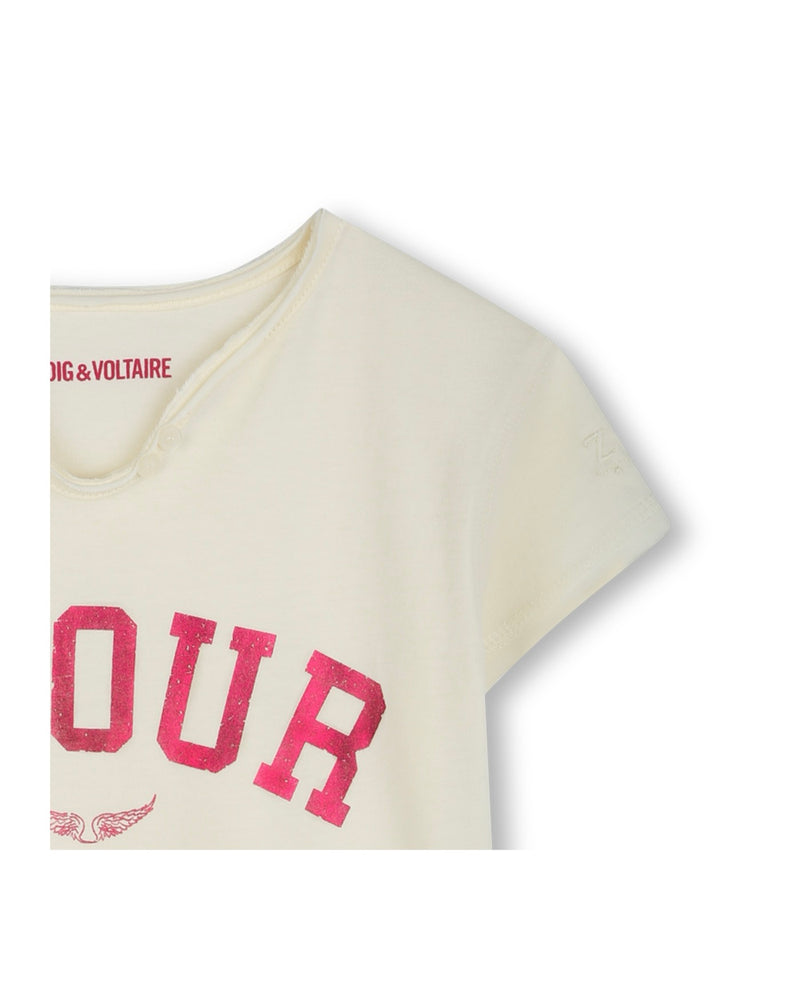 T-Shirt Manches Courtes - Milk - Fille