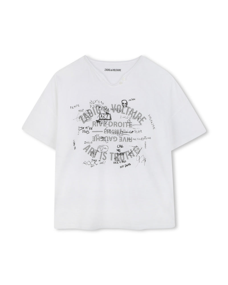 T-Shirt Manches Courtes - P Blanc - Fille